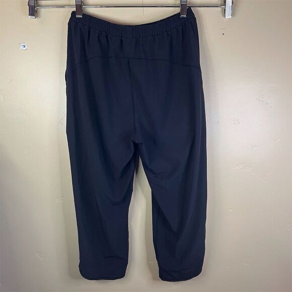 Lululemon Women's Black Jogger Straight Leg Pants Size 10 Drawstring Active Wear - Picture 6 of 8